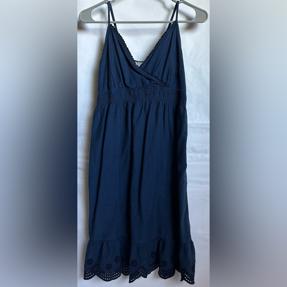 Vintage Converse One Star Navy Midi Sundress Size Medium